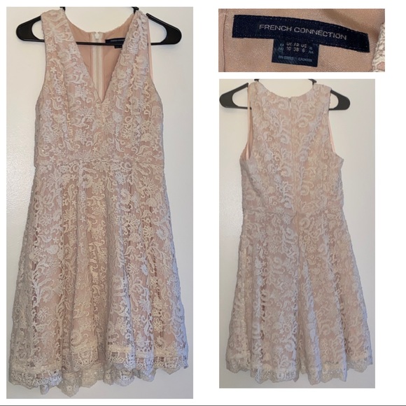 Elena Gilbert Vampire Diaries French Connection Graduation Crochet Dress Size 6 - Picture 2 of 2